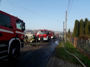 Pożar domu w Toporowicach